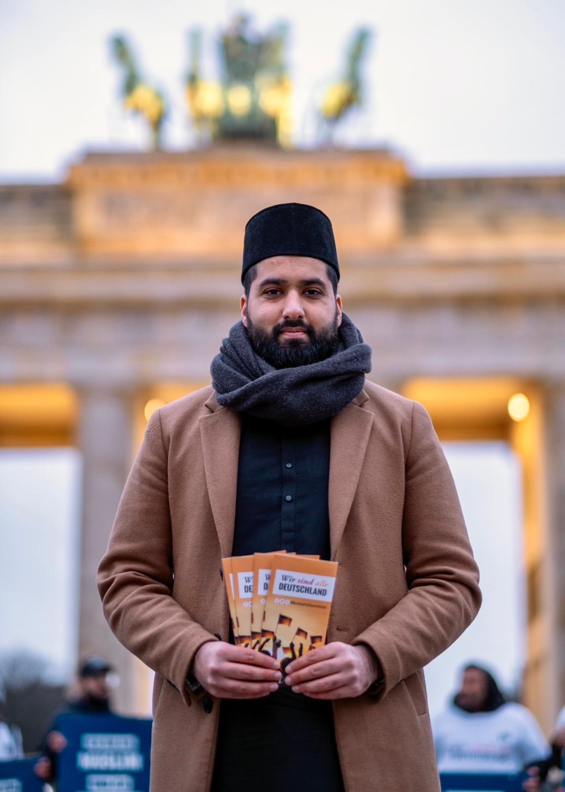 Imam Scharjil Khalid in Berlin. Foto: privat