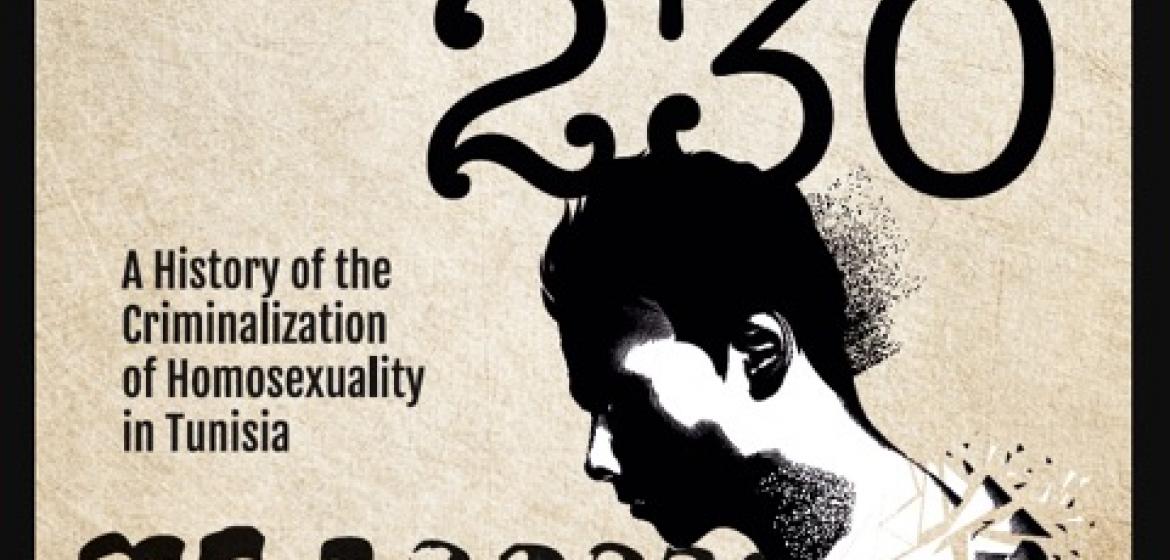Cover des Buches „Paragraph 230: Eine Geschichte der Kriminalisierung von Homosexualität in Tunesien“ Illustration: LMDK Agency.