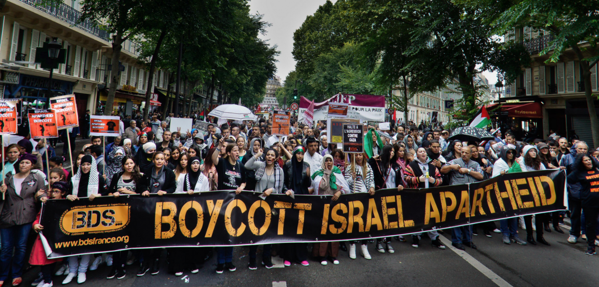 Illustrative: BDS movement in France. (CC BY-SA, Odemirense, Wikimedia commons) 