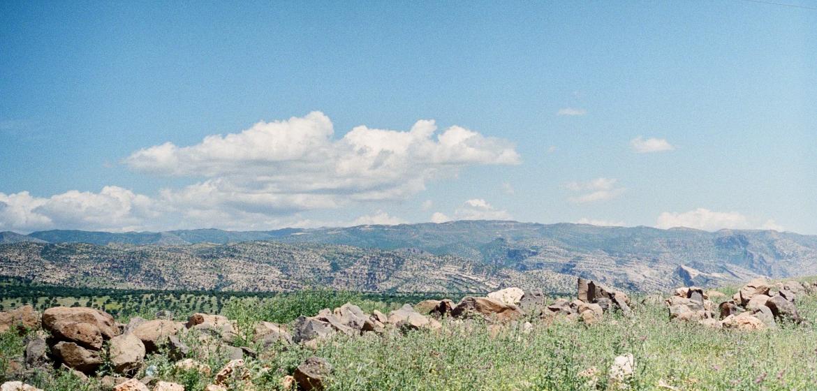 Kurdische Landschaften irgendwo zwischen Cizîr (Cizre) & Güçlükonak, Türkei. Foto: Ricardo Bolaños González