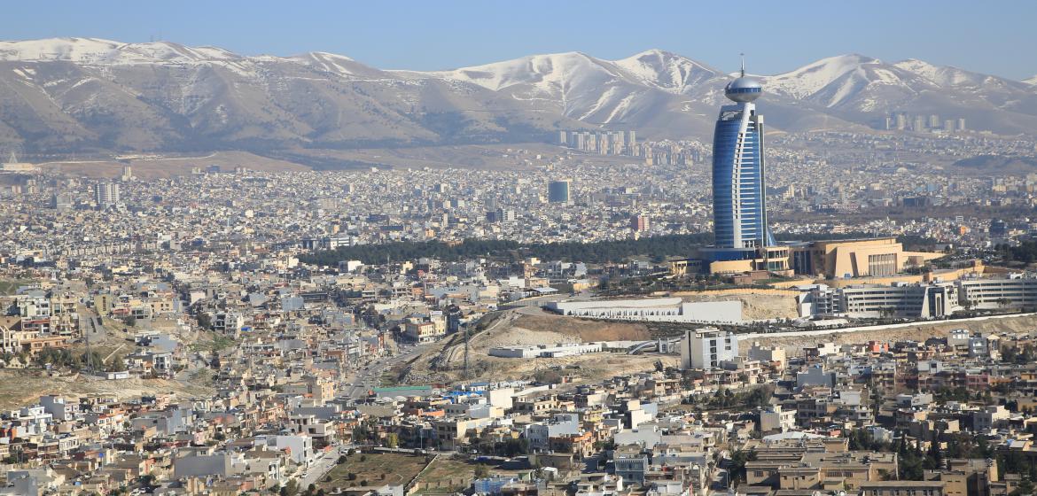 Die Skyline der Stadt Sulaimaniyya in der Autonomen Region Kurdistan Foto: Hama Sur