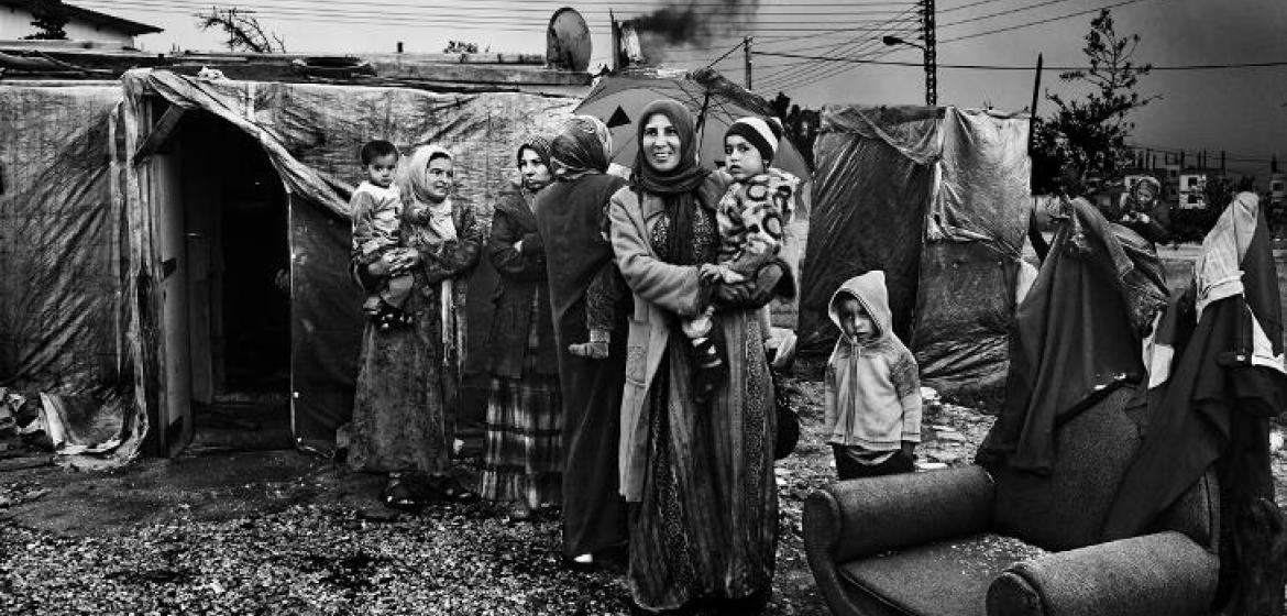 Syrische Flüchtlinge in einem Camp im Libanon. Foto: Francesco Fantini / FOS