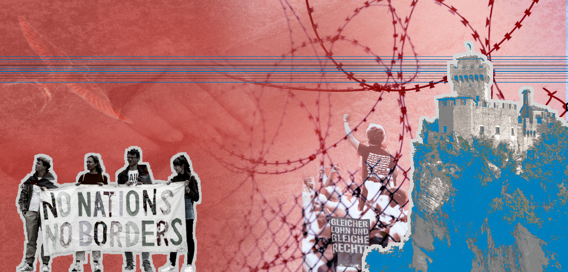 The tension between isolationism and freedom of movement is intensifying. The future ist still open. Graphic: Dominik Winkler