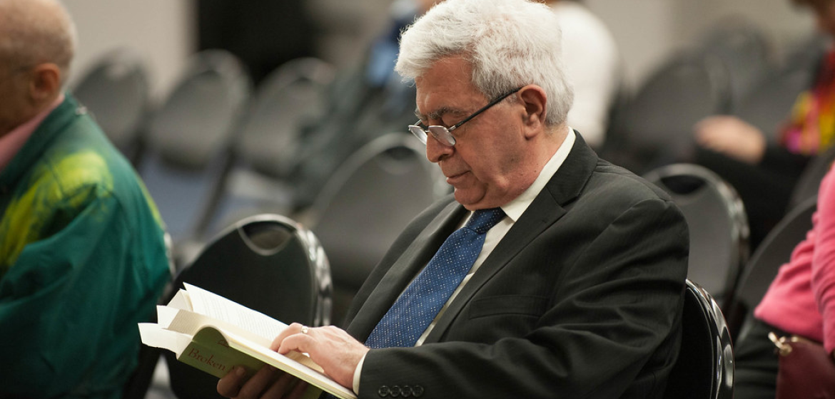 Elias Khoury. Foto: Center for the Study of Europe Boston University, Creative Commons