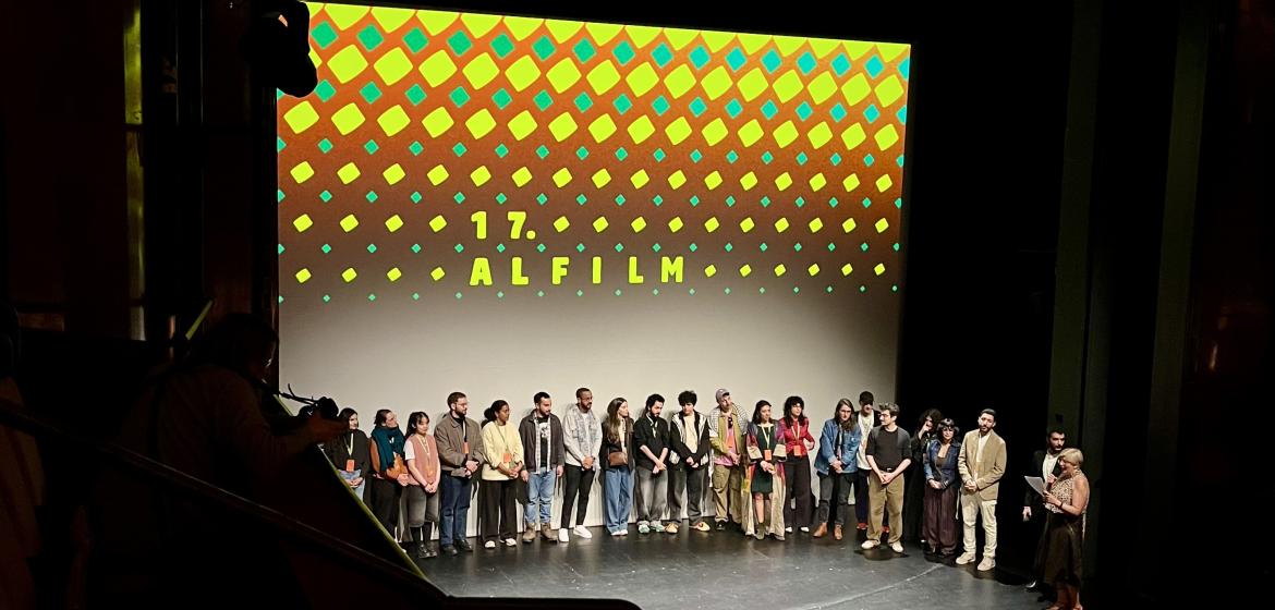 Pascale Fakhry und Iskandar Abdalla eröffnen das ALFILM Festival. Foto: Martje Abelmann.