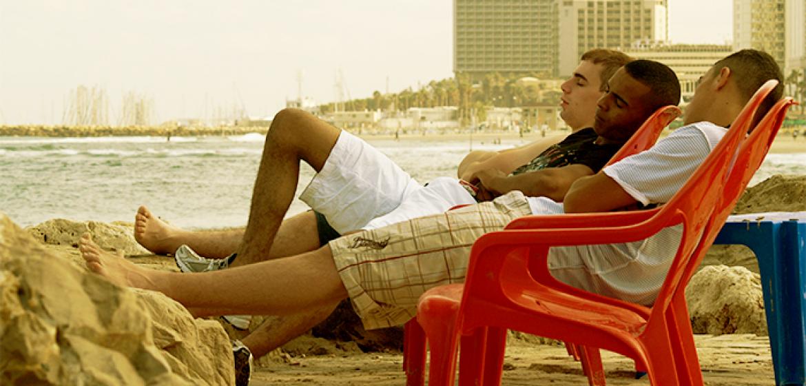 Wir liegen zwar nicht am Strand von Tel Aviv, dennoch machen wir eine Sommerpause. Foto: Tobias Pietsch