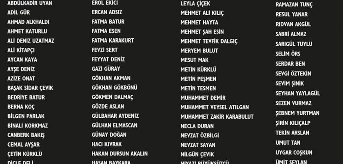 Not to forget: The victims of the bombings in Ankara - humans, not numbers. Source: http://www.agos.com.tr/tr/e-gazete.