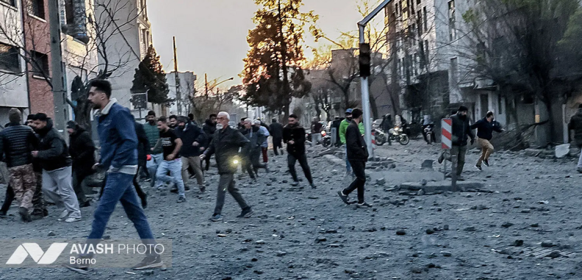 Seit dem Angriffskrieg gegen Iran entstehen solche Bilder täglich in der gesamten Region und zeigen die verheerenden Folgen für die Zivilbevölkerung. Foto: Teheran, 06.03.2026, Avash Media.