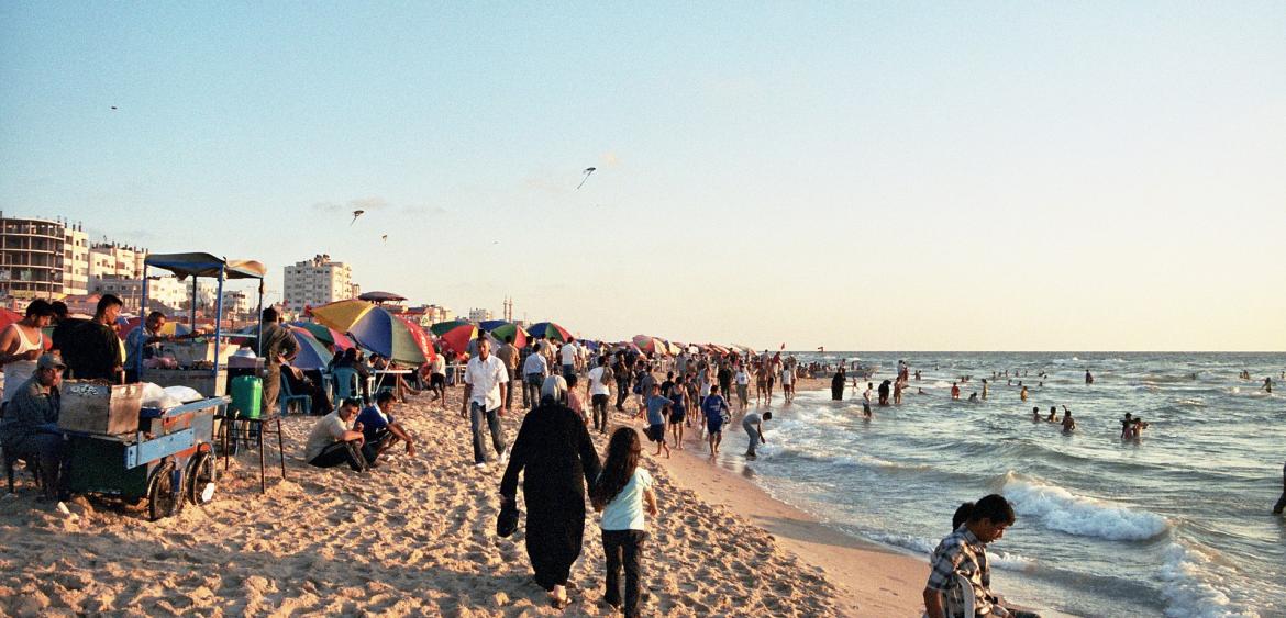 Der Strand in Gaza, 2006. Foto: Gus / Wikimedia Commons