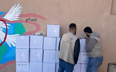 Mutual aid in Lebanon. Photo: Basmeh & Zeitooneh 