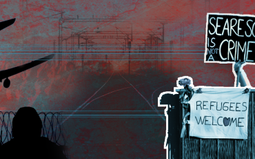The repression of illegalized migration continues to rise, but resistance persists. Graphic: Dominik Winkler"