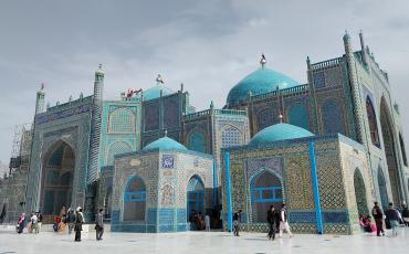 Mazar-e-Sharif's Blue Mosque. Photo: Lonni Friedman CC BY-NC 2.0