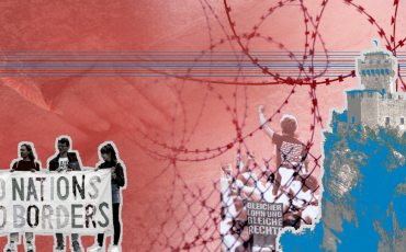 Der Konflikt zwischen Abschottung und Bewegungsfreiheit spitzt sich zu. Was folgt, ist noch unklar. Grafik: Dominik Winkler