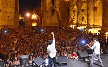 Mashrou' Leila beim Baalbek Festival. Foto: Promo