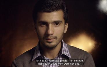 Film still aus „True Warriors“. Mohammad Qais Hatefi verkaufte dem Attentäter eine Eintrittskarte. Bild: True Warriors