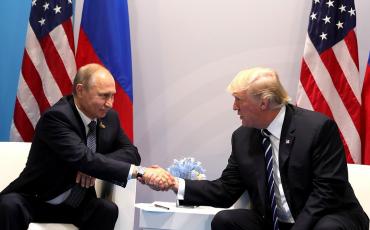 Arbeiten in Syrien künftig stärker zusammen, was vor allem Russland nützt: Wladimir Putin und Donald Trump beim G20-Gipfel in Hamburg. Foto: Kreml. (www.kremlin.ru)