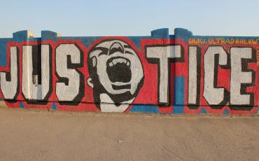 Straßengraffiti der Ultras Ahlawy in Kairo: Schrei nach Gerechtigkeit. Photo: ~W~/Flickr (CC)