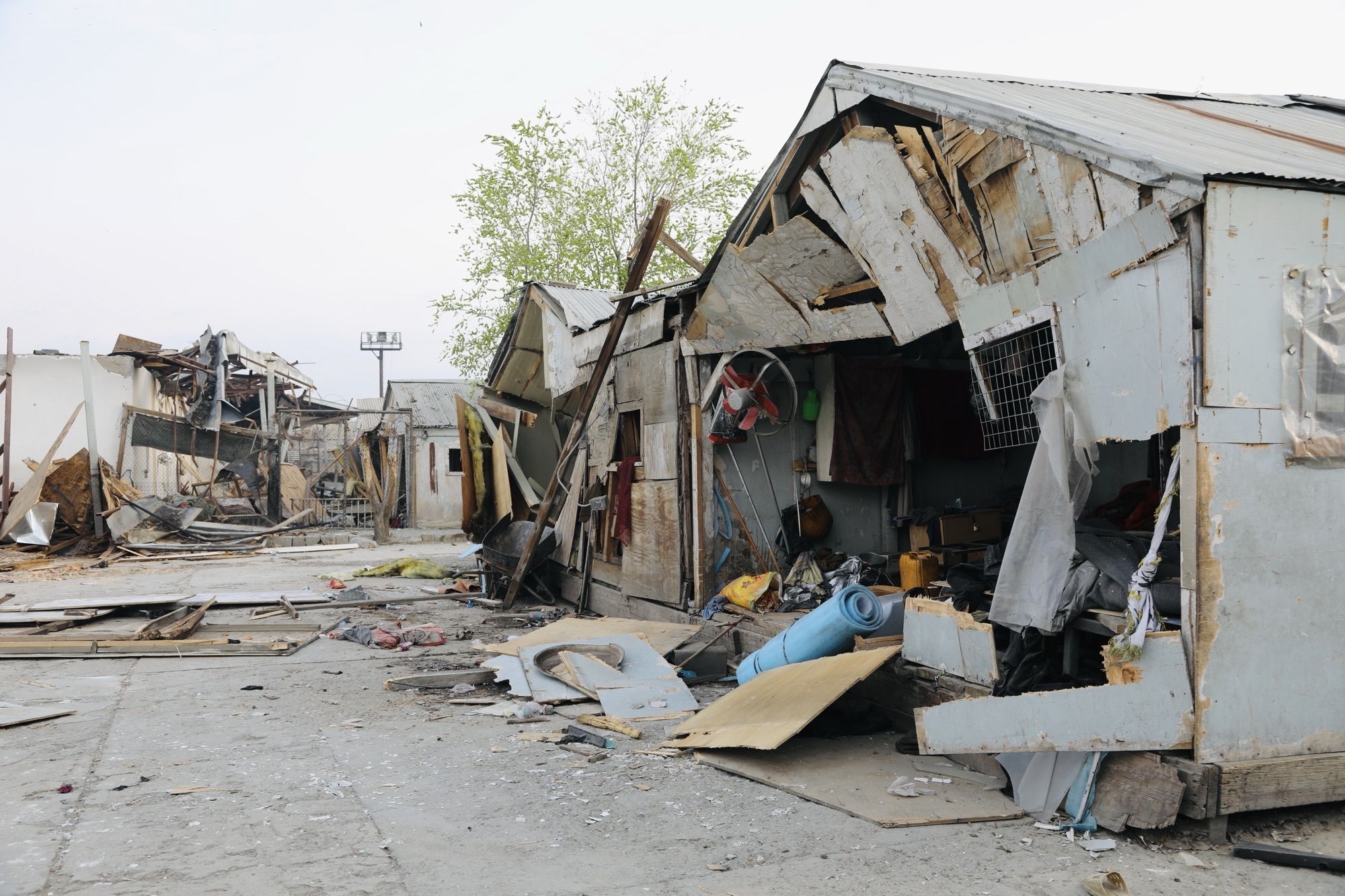 Schäden infolge eines Luftangriffs pakistanischer Kampfflugzeuge auf die Entzugsklinik „Omid“ in Kabul. Aufnahmedatum: 17. März. Foto: Sediqullah Alizai 